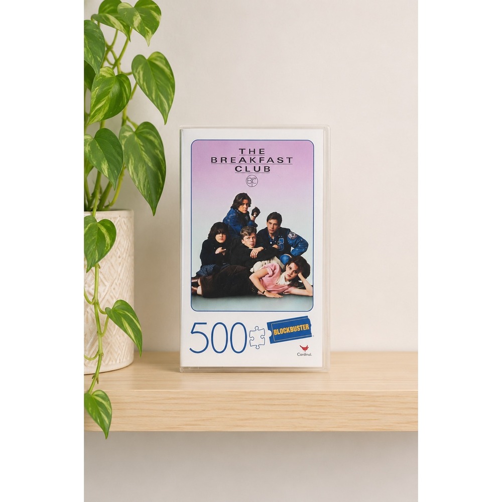 The Breakfast Club 500 Piece Jigsaw Puzzle‎ Retro Blockbuster VHS Case New GenX